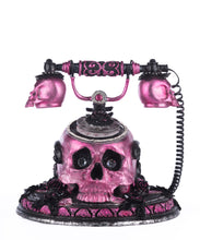 Load image into Gallery viewer, Katherine&#39;s Collection Skull And Roses Phone Tabletop