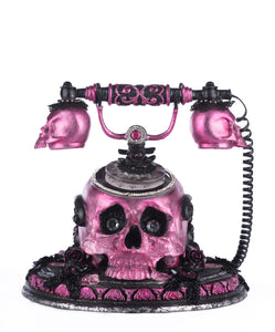 Katherine's Collection Skull And Roses Phone Tabletop