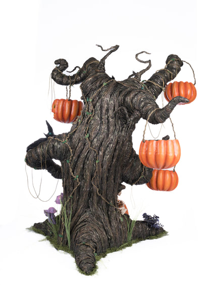 Katherine's Collection Witching Willow Tree with Jack O Lanterns