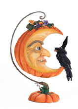 Load image into Gallery viewer, Katherine&#39;s Collection Pumpkin Moon Witch Wall Piece or Tabletop