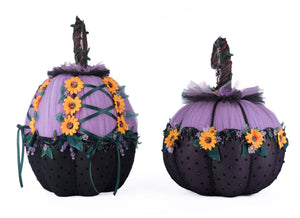Katherine's Collection Jacks and Cats Pumpkins Set Of 2