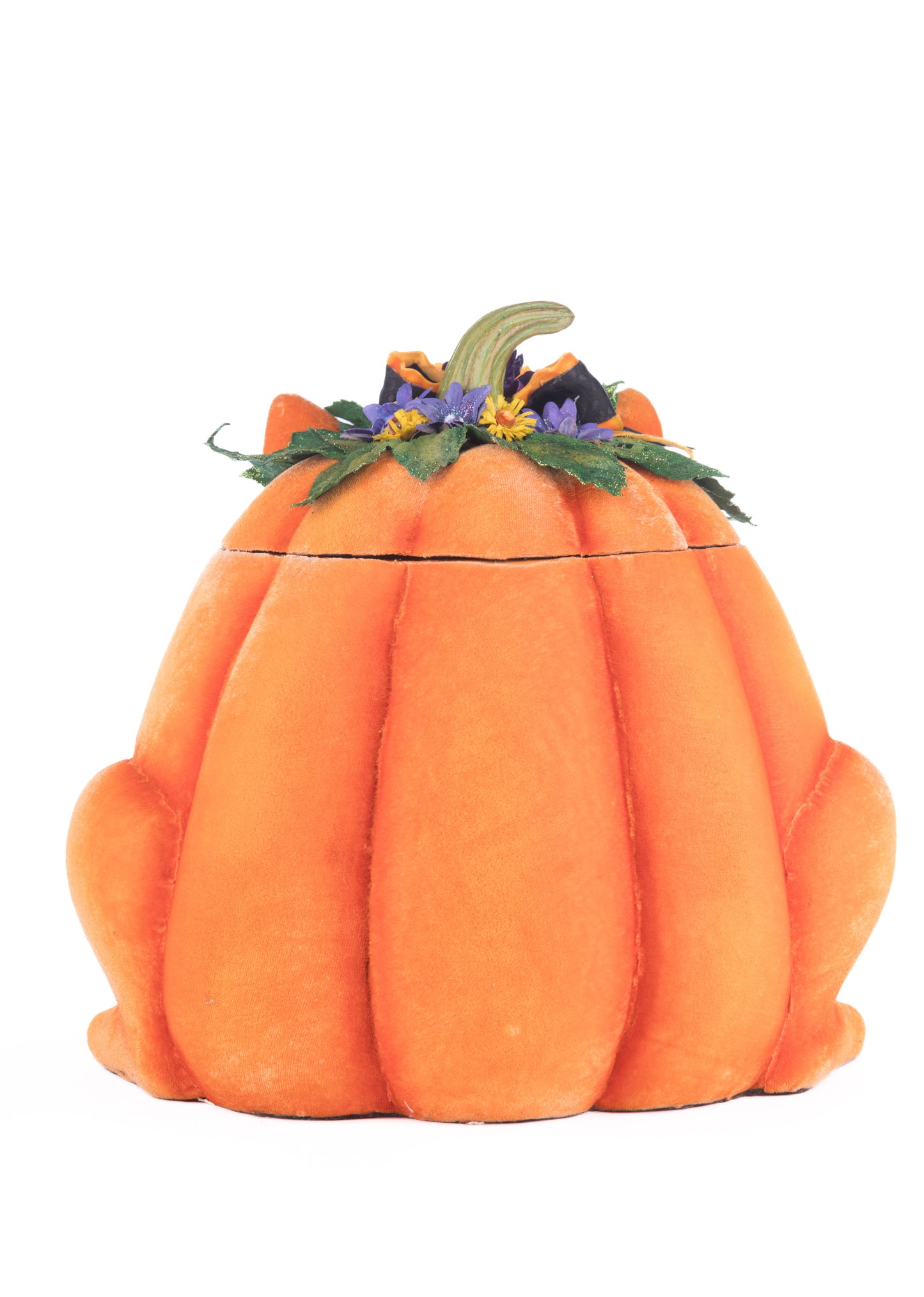 Katherine's Collection Jackie The Kitty Cat Pumpkin Candy Container