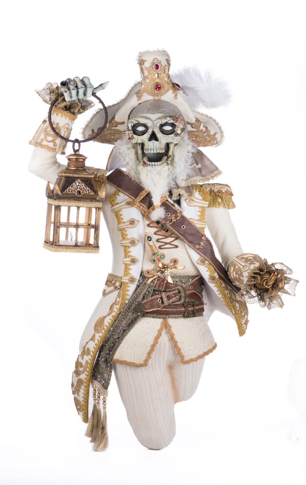 Katherine's Collection Captain Skully Swashbuckler With Lantern Wall Piece