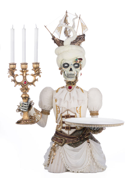 Katherine's Collection Lady Adelaid Apparition With Candelabra And Tray