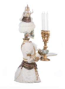 Katherine's Collection Lady Adelaid Apparition With Candelabra And Tray