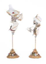 Load image into Gallery viewer, Katherine&#39;s Collection Male and Female Skeleton Bust Tabletop Set of 2
