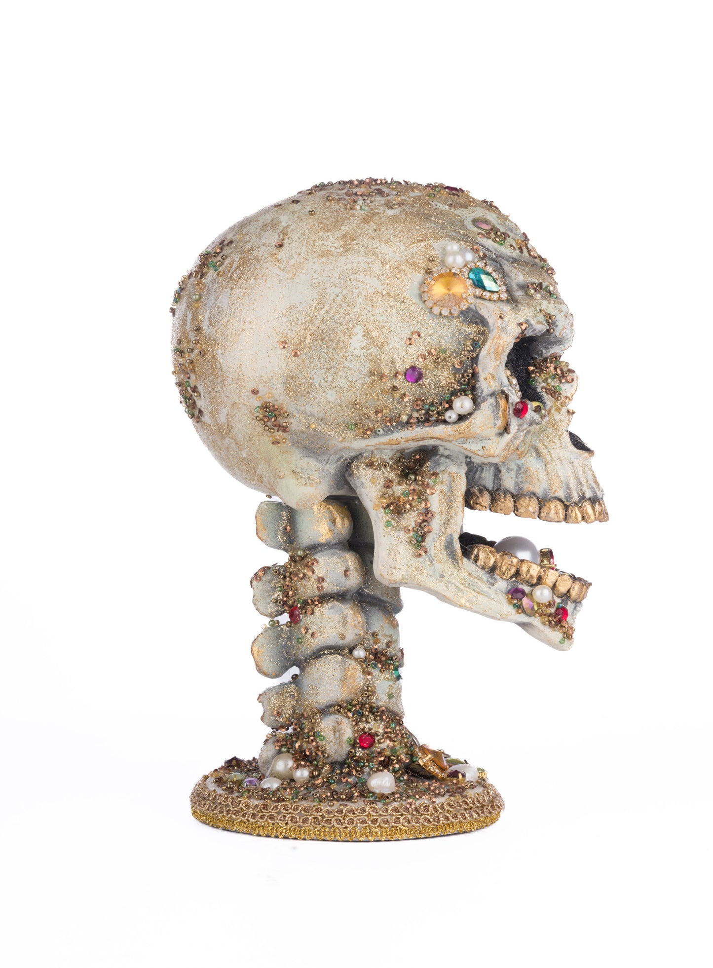 Katherine's Collection Treacherous Treasure Tall Skull Tabletop