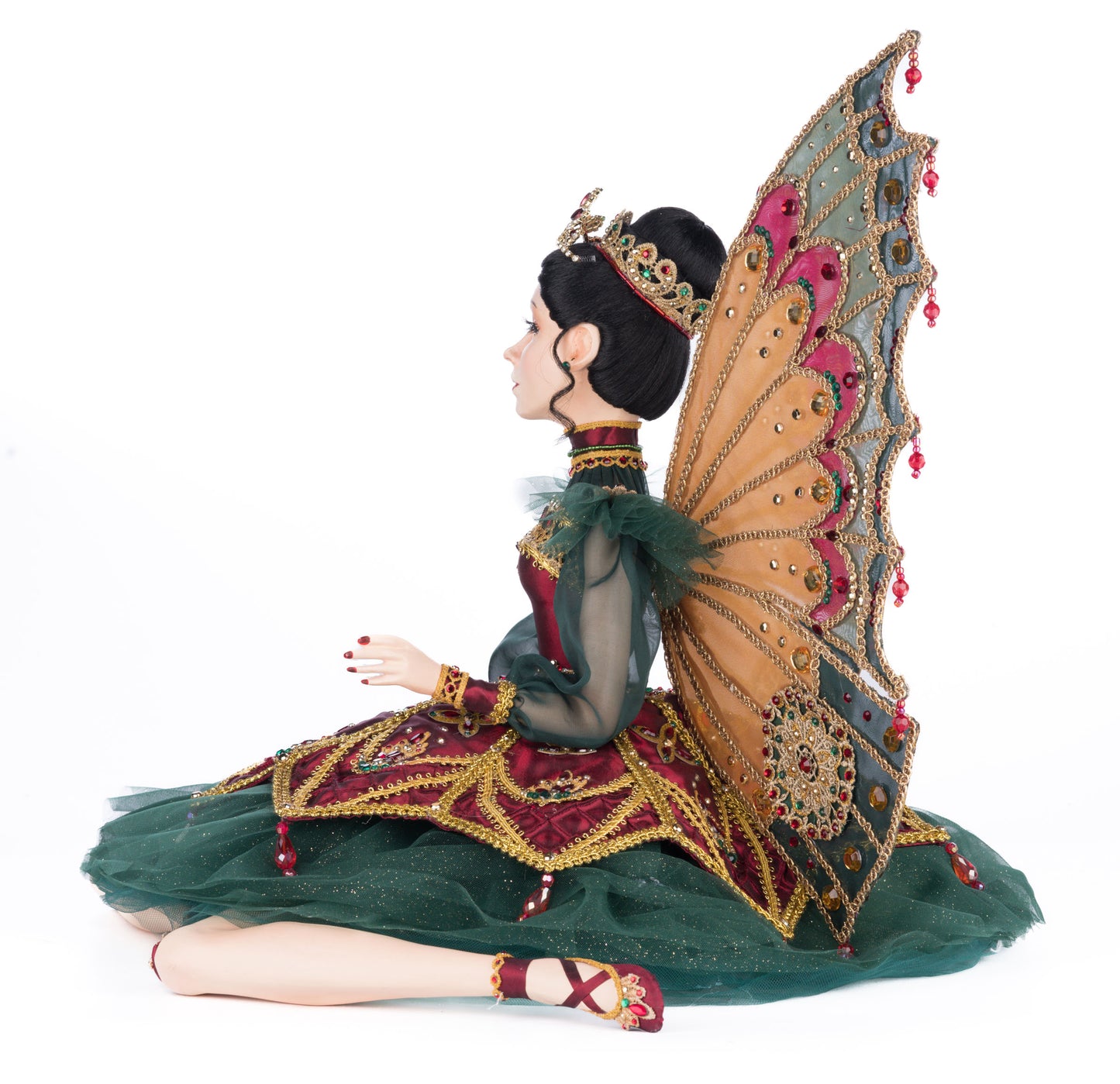 Katherine's Collection Belle Noelle Sitting Fairy Ballerina Doll