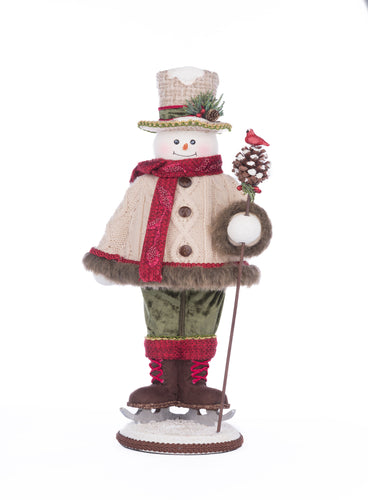 Katherine's Collection Frosty Snowfield Snowman Tabletop