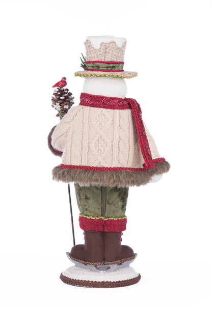 Katherine's Collection Frosty Snowfield Snowman Tabletop