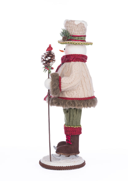 Katherine's Collection Frosty Snowfield Snowman Tabletop