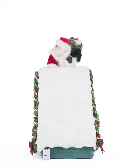 Katherine's Collection Santa In Chimney Christmas Countdown