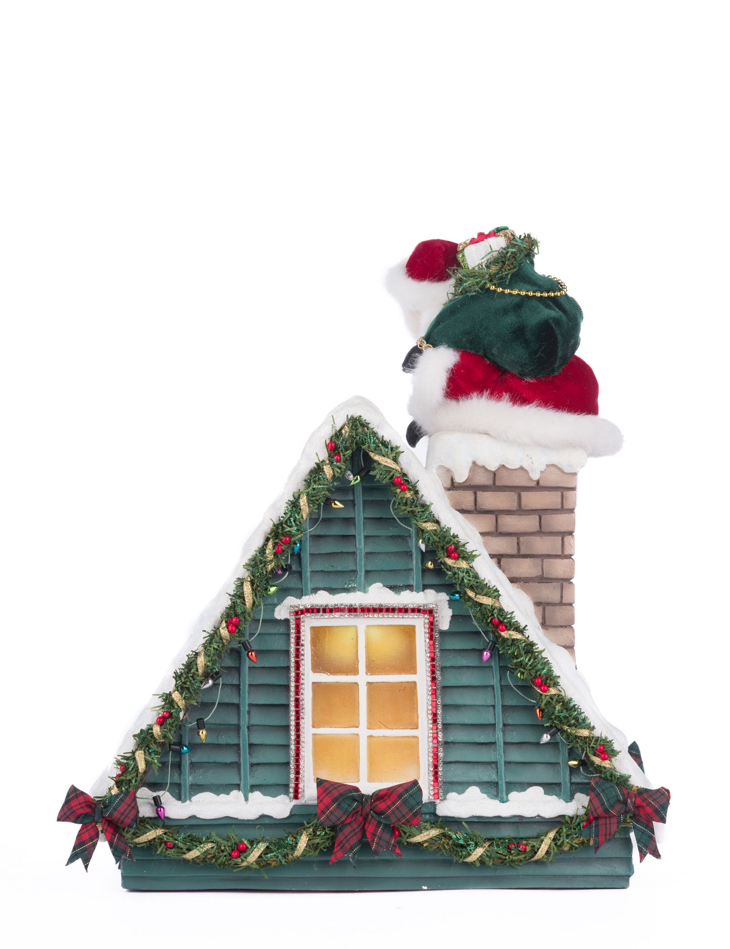 Katherine's Collection Santa In Chimney Christmas Countdown