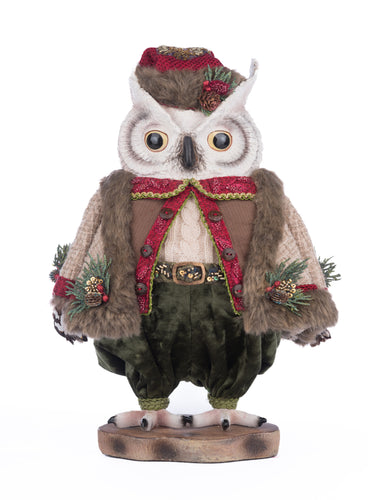 Katherine's Collection Hoobert The North Country Christmas Owl