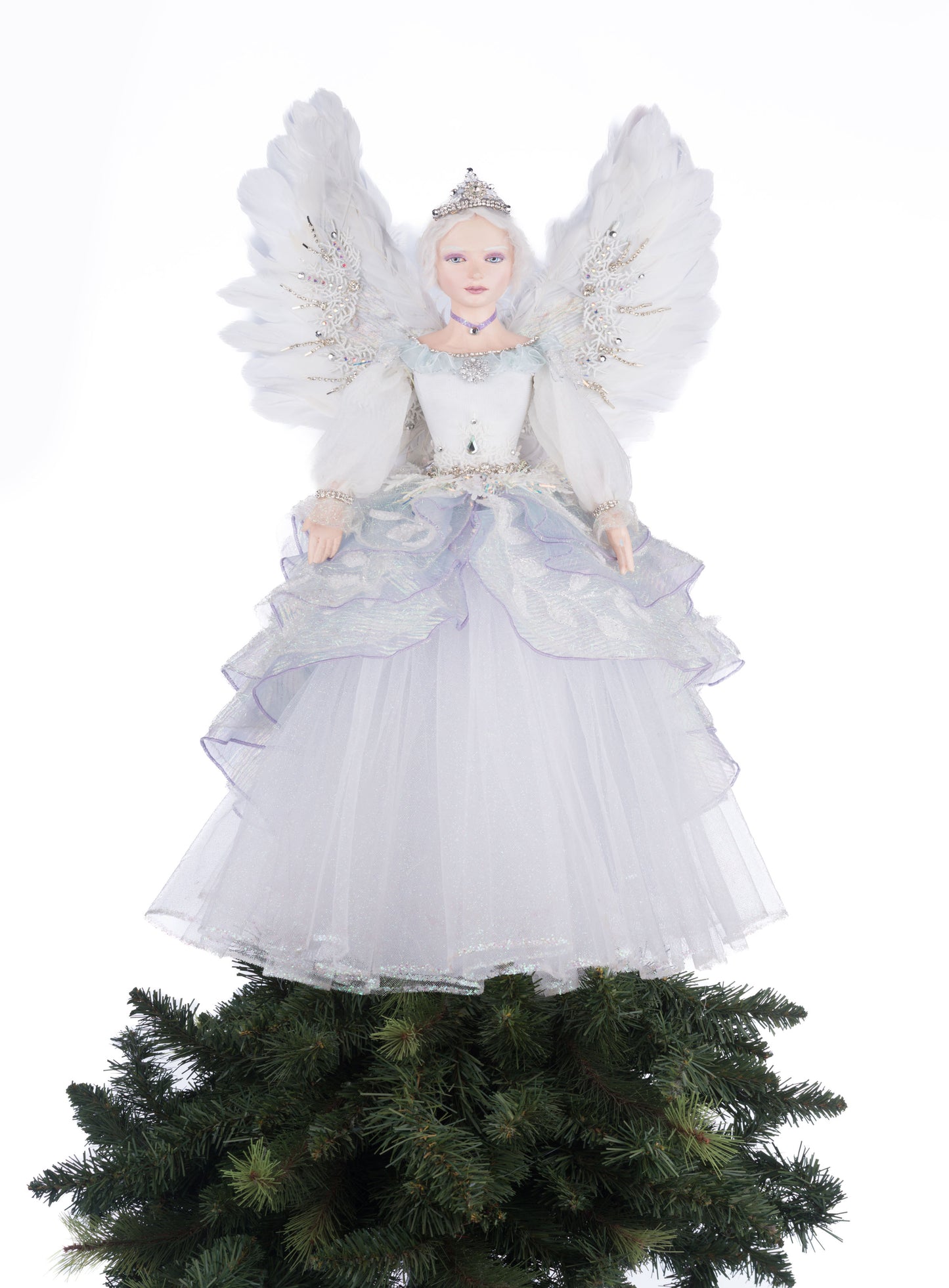 Katherine's Collection Crystalline Angel Tree Topper