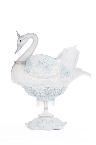 Katherine's Collection Shimmering Swan Bowl