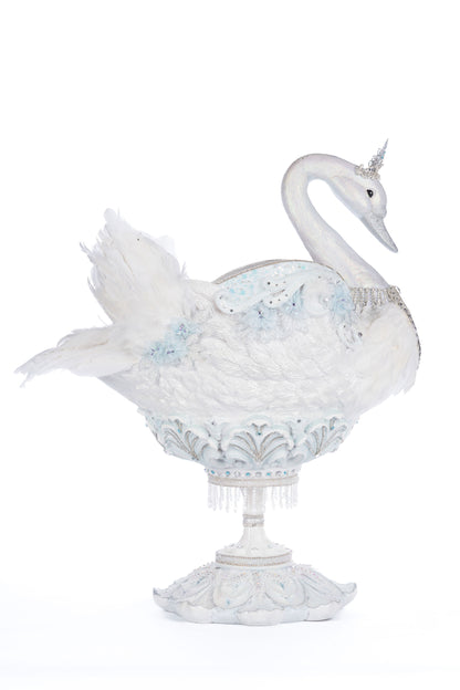 Katherine's Collection Shimmering Swan Bowl