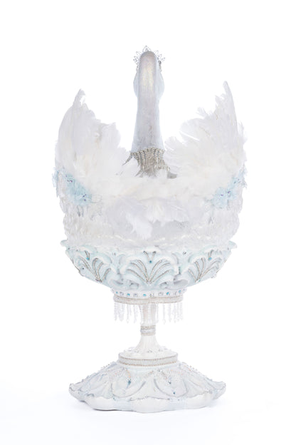 Katherine's Collection Shimmering Swan Bowl