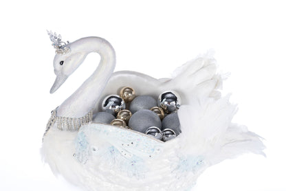 Katherine's Collection Shimmering Swan Bowl