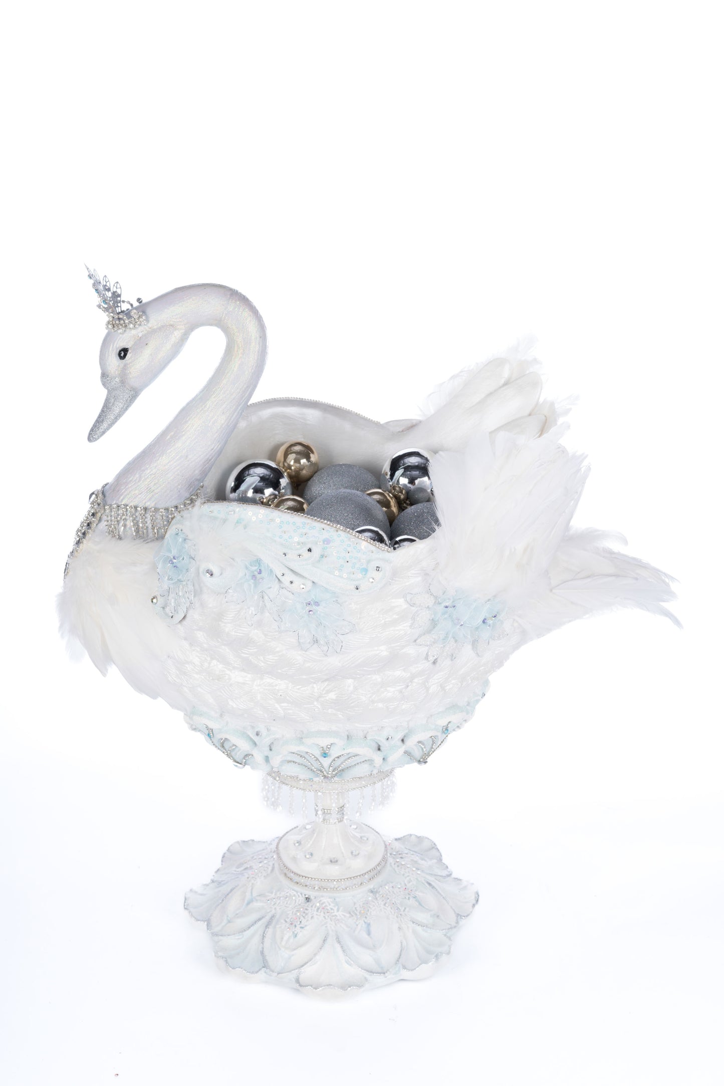 Katherine's Collection Shimmering Swan Bowl