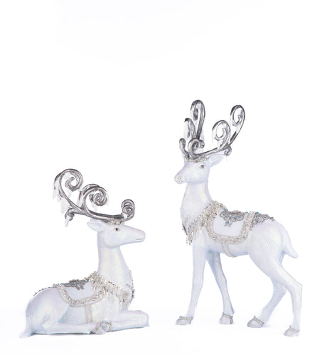 Katherine's Collection Crystal Christmas Deer Set of 2
