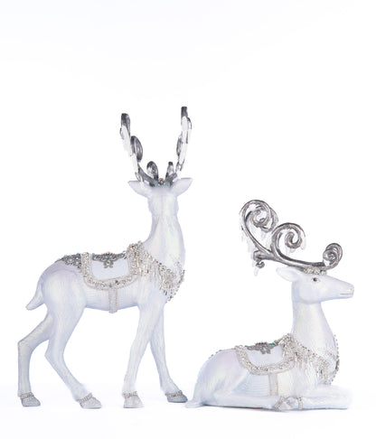 Katherine's Collection Crystal Christmas Deer Set of 2