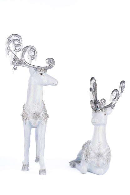 Katherine's Collection Crystal Christmas Deer Set of 2