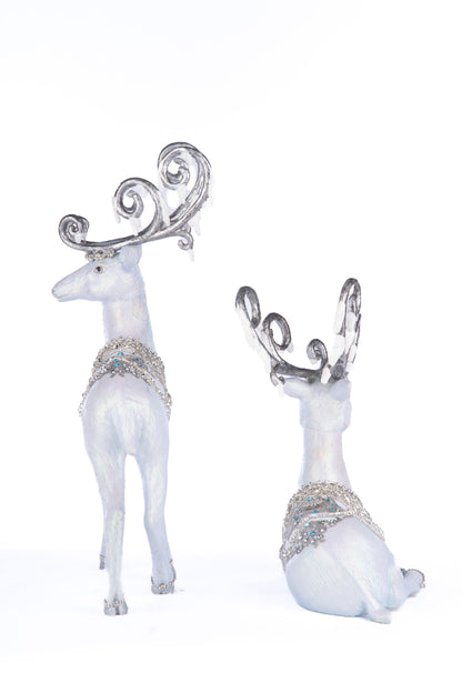 Katherine's Collection Crystal Christmas Deer Set of 2