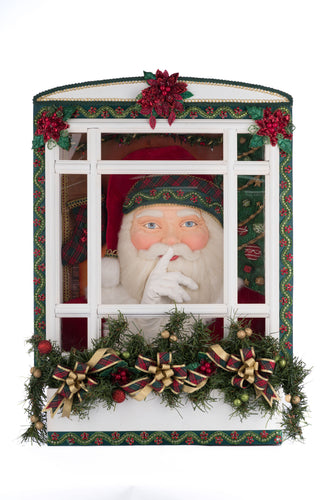 Katherine's Collection Holiday Magic Santa In Window