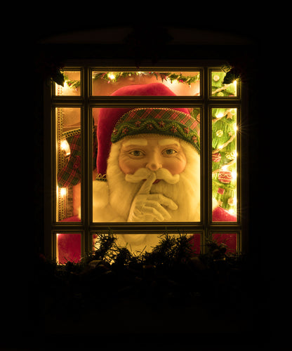 Katherine's Collection Holiday Magic Santa In Window