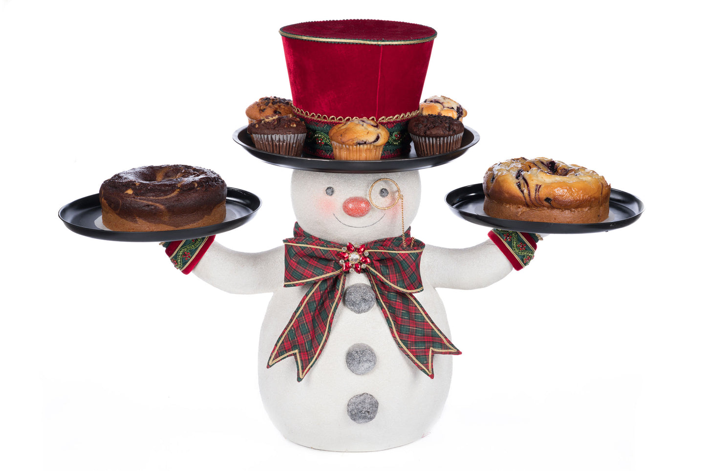 Katherine's Collection Holiday Magic Snowman Serving Piece