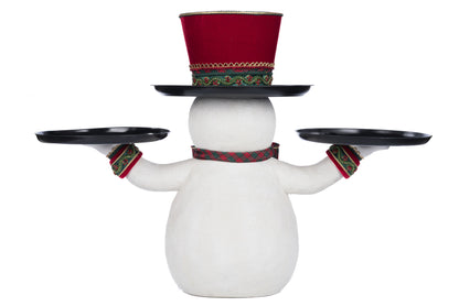 Katherine's Collection Holiday Magic Snowman Serving Piece