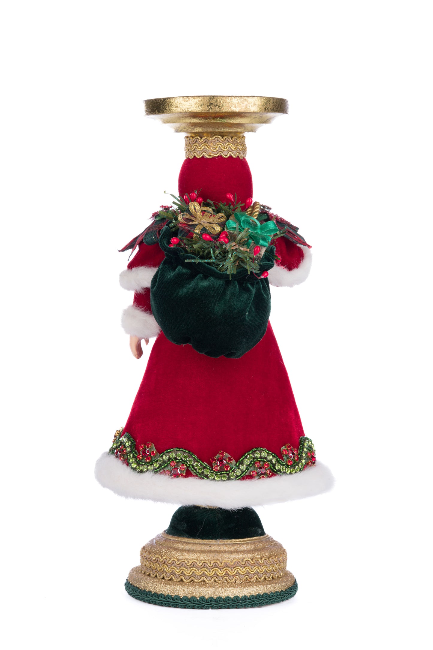 Katherine's Collection Holiday Magic Santa Candlestick