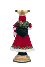 Load image into Gallery viewer, Katherine&#39;s Collection Holiday Magic Santa Candlestick