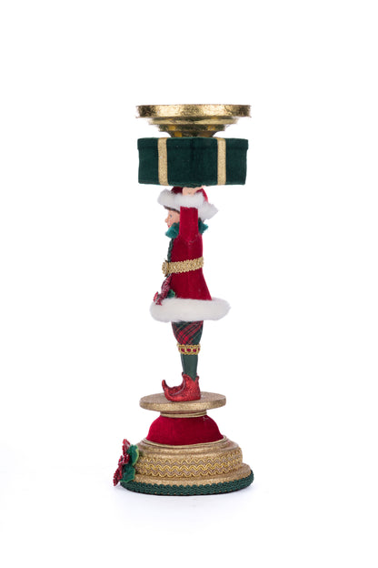 Katherine's Collection Holiday Magic Elf Candlestick