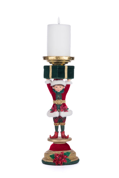 Katherine's Collection Holiday Magic Elf Candlestick