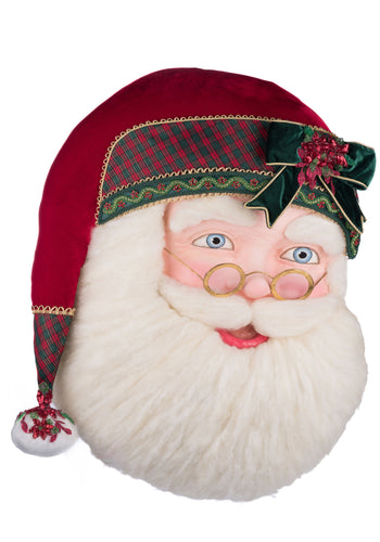 Katherine's Collection Holiday Magic Santa Wall Mask