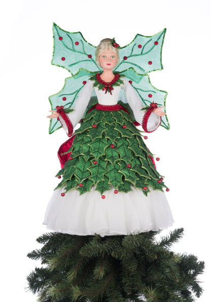 Katherine's Collection Holly Berry Fairy Tree Topper