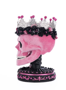 Katherine's Collection Pink Panic Skull Trinket Box