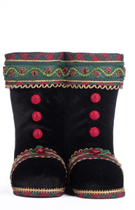 Katherine's Collection Holiday Magic Tabletop Boots – Black
