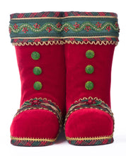 Load image into Gallery viewer, Katherine&#39;s Collection Holiday Magic Tabletop Boots – Red