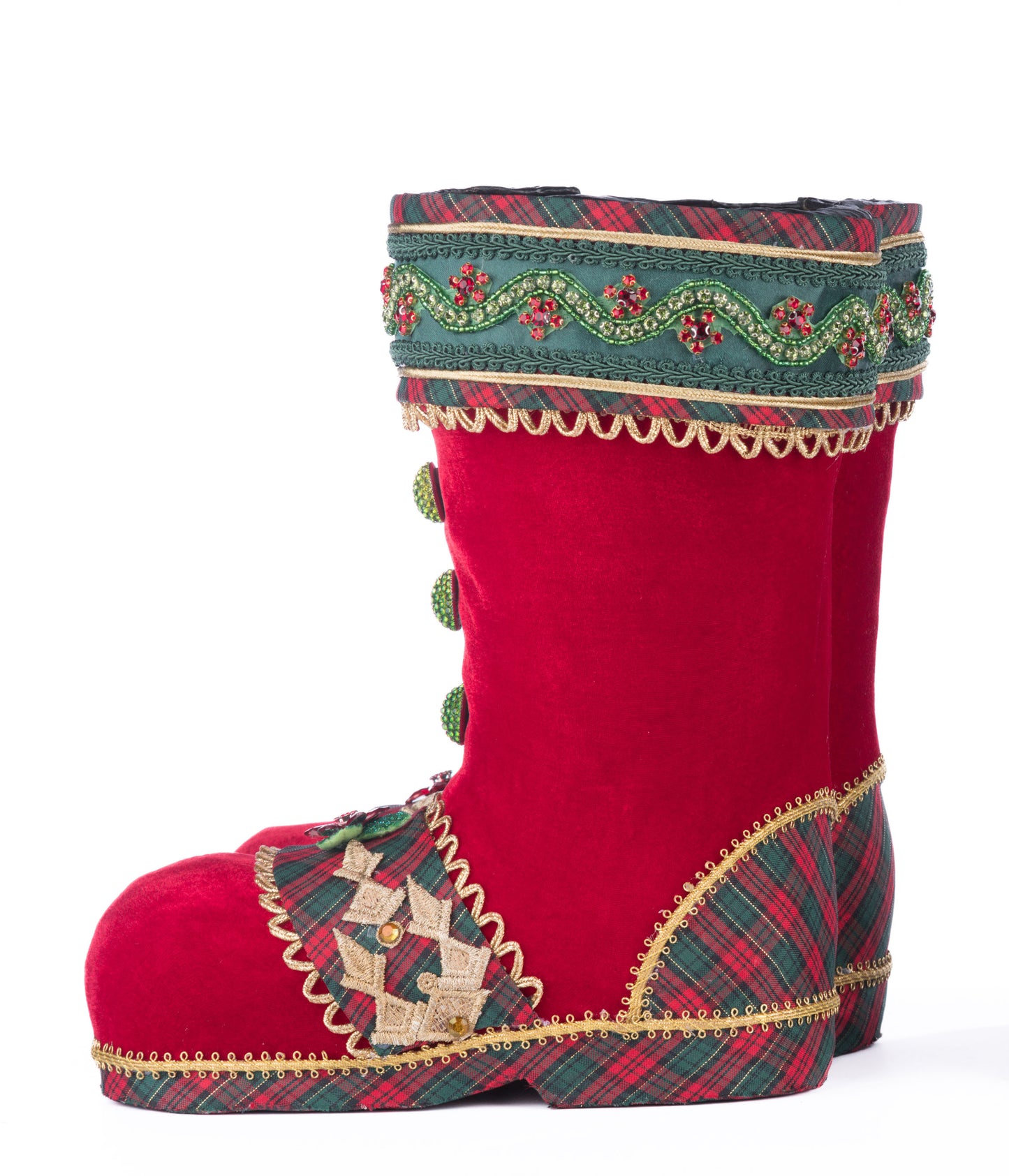 Katherine's Collection Holiday Magic Tabletop Boots – Red