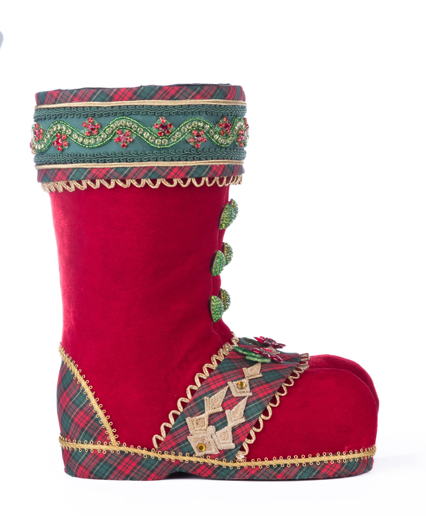 Katherine's Collection Holiday Magic Tabletop Boots – Red