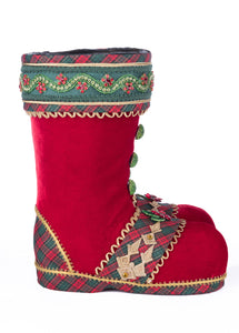 Katherine's Collection Holiday Magic Tabletop Boots – Red