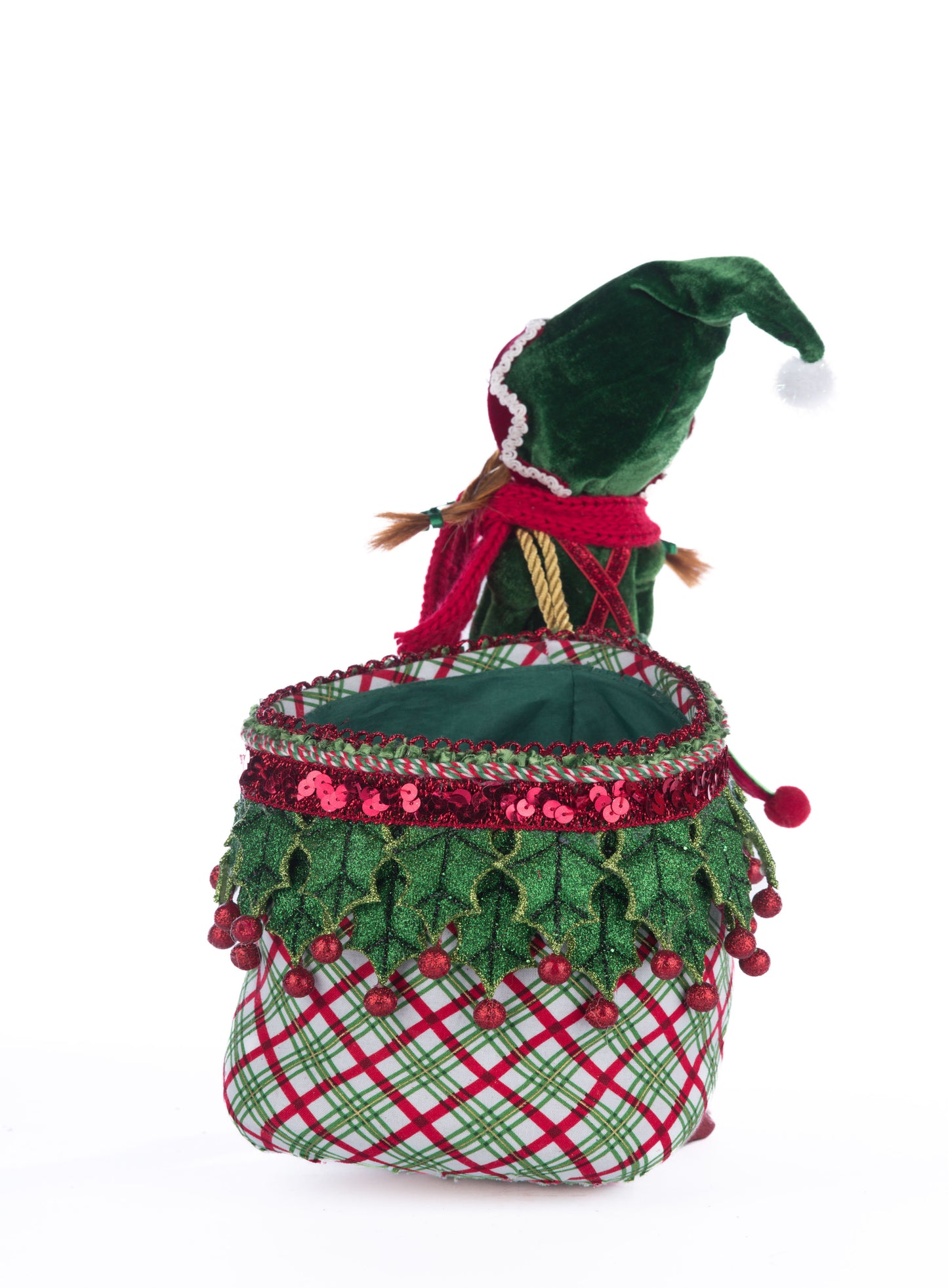 Katherine's Collection Winter Snowdrop Elf With Bag