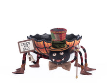Load image into Gallery viewer, Katherine&#39;s Collection Broomstick Acres Spider Candy Dish