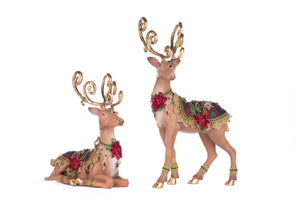 Katherine's Collection Holiday Magic Deer Set of 2
