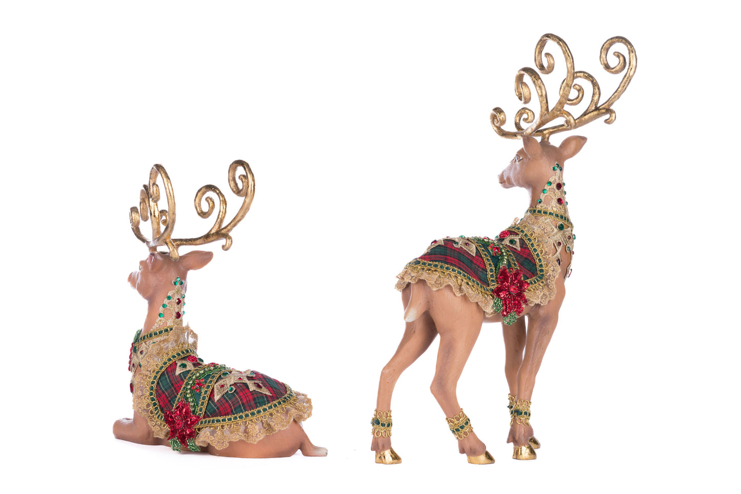 Katherine's Collection Holiday Magic Deer Set of 2