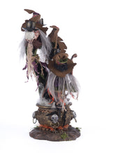 Load image into Gallery viewer, Katherine&#39;s Collection Broomstick Acres Witches Candle Holder