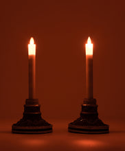 Load image into Gallery viewer, Katherine&#39;s Collection Holiday Magic Candle Sticks Set Of 2